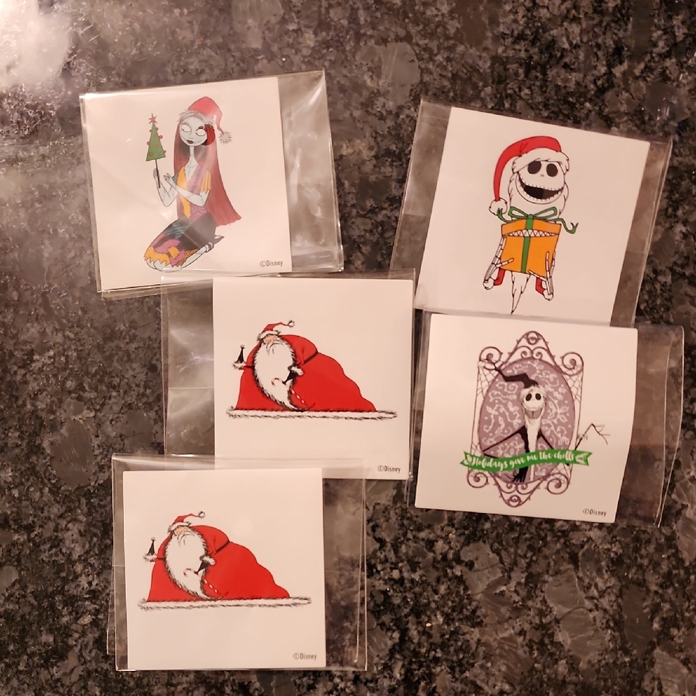 Disney Festive Nightmare Before Christmas Sticker Set 5 Stickers